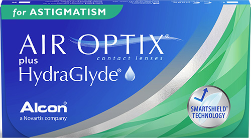 AIR OPTIX® Plus HydraGlyde® for Astigmatism 