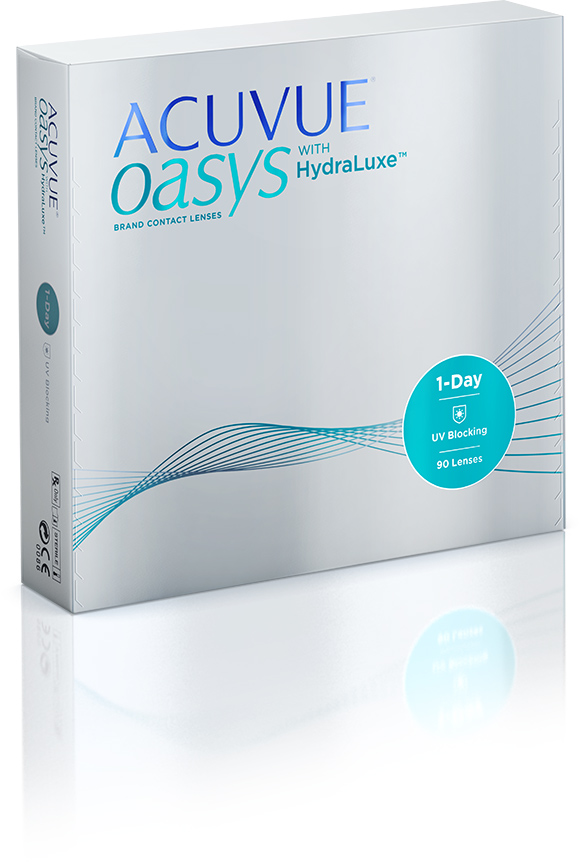 ACUVUE OASYS® 1-Day with HydraLuxe™ 90-pack