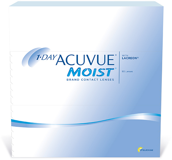 1-DAY ACUVUE® MOIST 90-pack