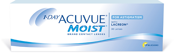 1-DAY ACUVUE® MOIST for ASTIGMATISM 30-pack